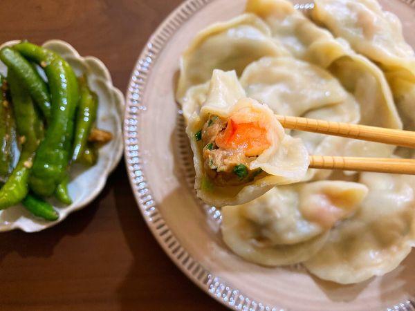 十分钟猪肉韭菜虾仁水饺，比外卖强