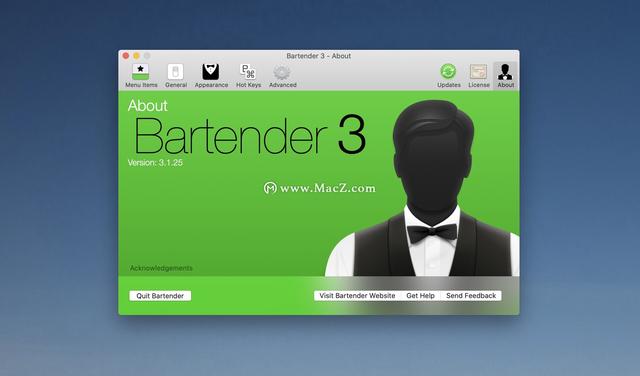 Bartender 3 for Mac(菜单栏管理工具)