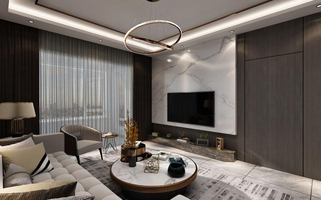 86平米的现代风装修，这套二居室简直就是让人宁静的心灵港湾