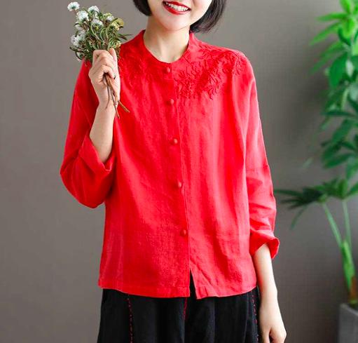 『时尚探究社』真丝衫再美，也不如棉麻衫舒适，推荐46-70岁女人穿，儒雅超美嫩