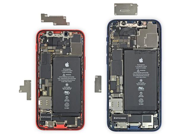 iPhone12 mini拆解，电池容量更小，续航时间缩短