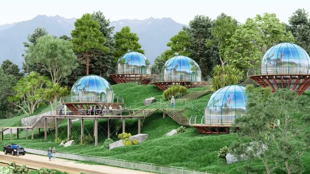 旅行柚子君■生态建筑的标杆？火爆全网的透明星空房，农旅特色住宿的打卡地