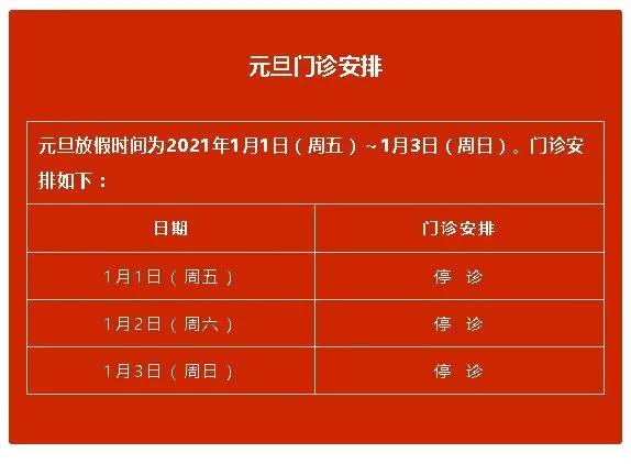 浦兴街道生活日记——「提示」沪上三级医院“元旦”假期门急诊安排一览→