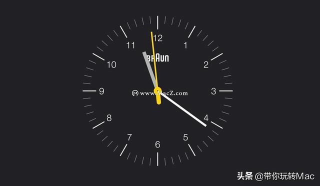 Clock saver for Mac(博朗手表时钟屏保)