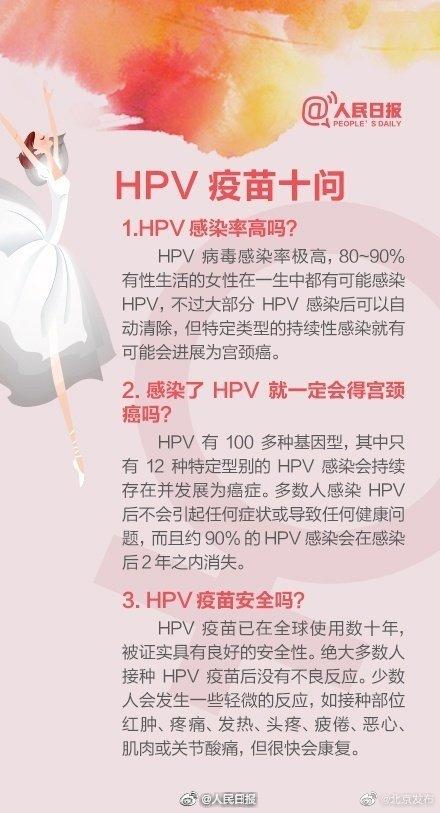 宫颈癌|10个问答了解HPV疫苗