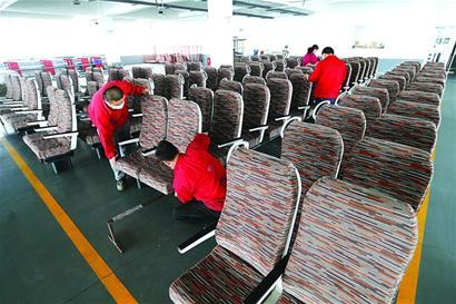 出口韩国|高铁座椅出口韩国“第一单”