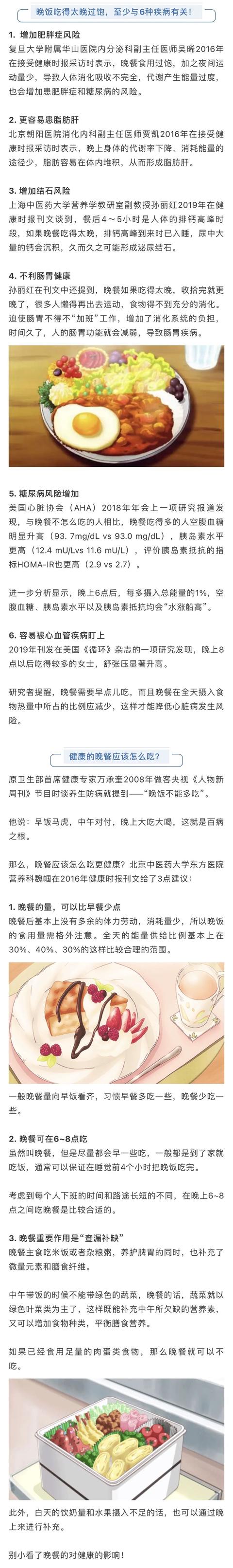 晚餐|晚饭吃得太晚会怎样？他们找了20个人，做了个实验……结果太可怕