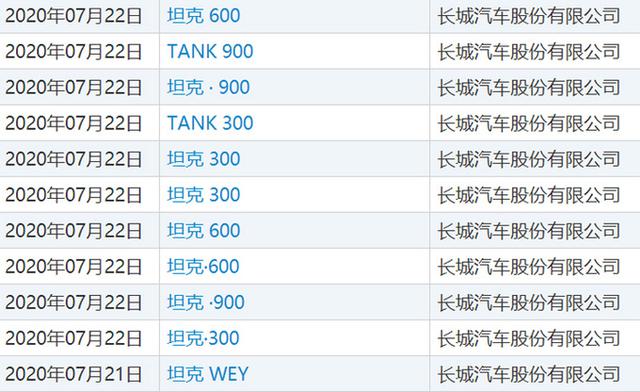 大号坦克300，WEY中大型硬派SUV定名坦克600，预计25万起售