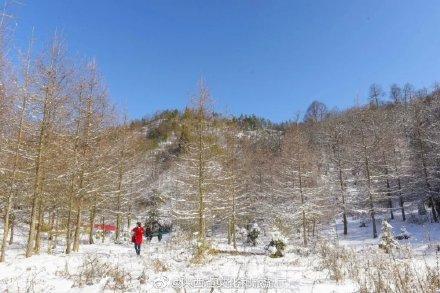 「光明网」一起看雪落神河源，感受最纯粹的美