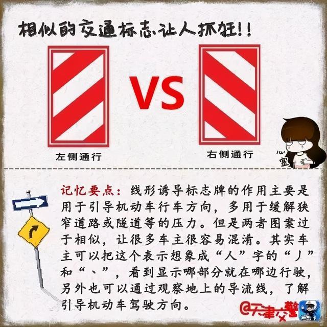 相似的交通标志，让人抓狂！您分的清吗？