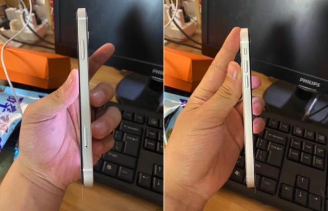 iPhone12mini黑白两色上手，比一个三明治还轻