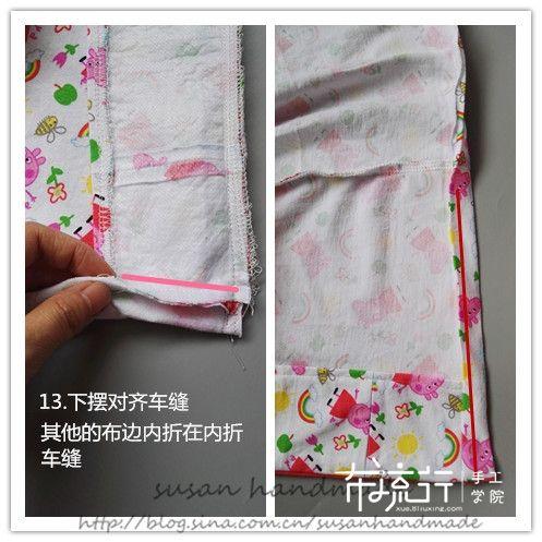 玻璃球的空气|小翻驳领儿童家居服,附过程&公式图纸教学