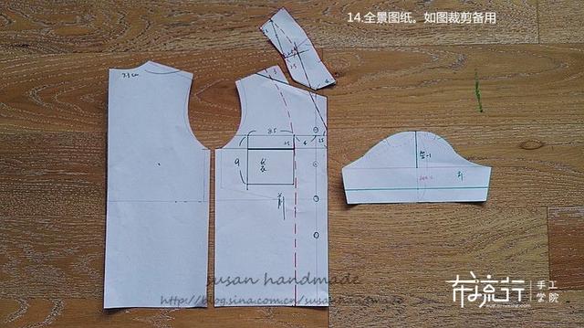 玻璃球的空气|小翻驳领儿童家居服，附过程&公式图纸教学