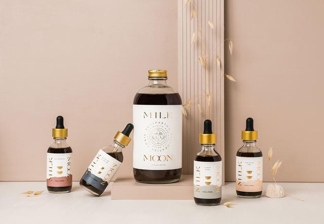 你的育儿经|Milk-Moon产后补品品牌包装设计 via:Kati Forner