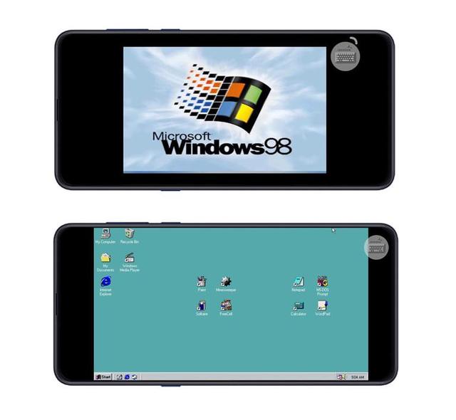 用手机运行经典的Win98电脑系统，是什么体验？