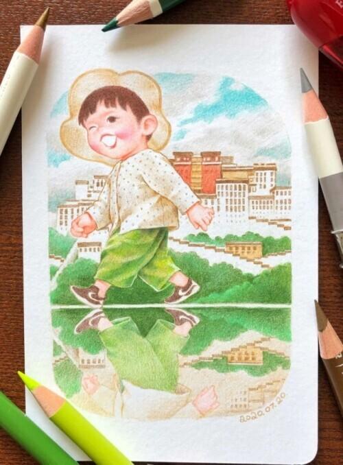 可爱|拥有这样的妈妈，从小就能做漫画主人公