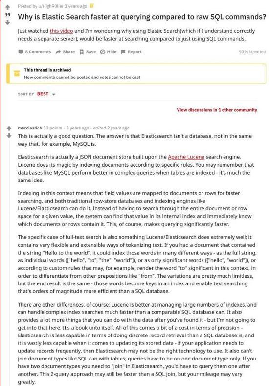 Elasticsearch查询速度为什么这么快？