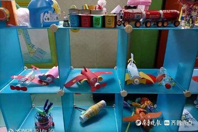 岱岳区实验幼儿园开展“变废为宝，巧手创新”主题活动