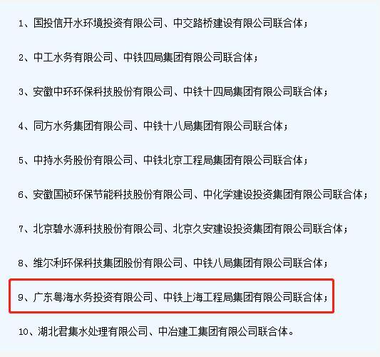 三峡|1月中标25大亿级水处理项目：三峡、中铁难分伯仲、当仁不让 中南地区“舍我其谁”
