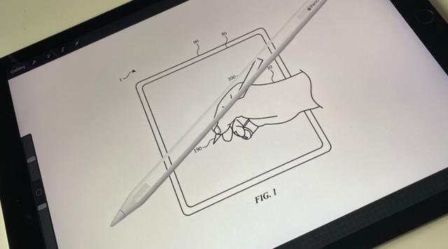 环球网▲苹果新专利显示Apple Pencil可能会采用玻璃材质 添加具有透明效果的显示屏