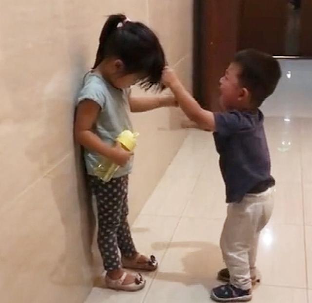 你的育儿经:二胎姐弟俩一言不合就“动手”,姐姐可以欺负弟弟,但别人不行
