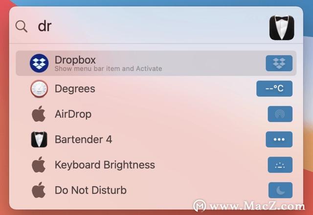 Bartender 4 for Mac(应用图标管理软件)