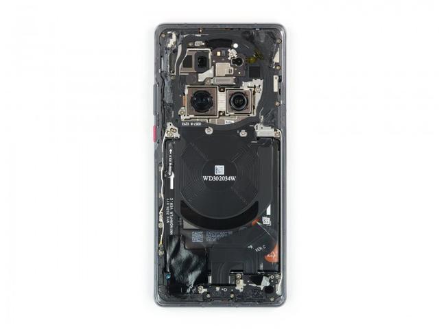 iFixit拆解华为Mate 40 Pro：维修不易