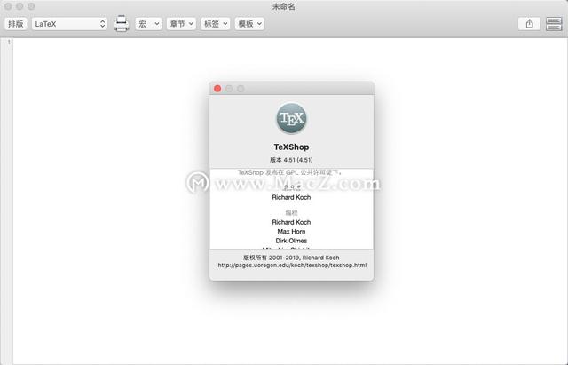 TeXShop for Mac(Latex编辑预览工具)