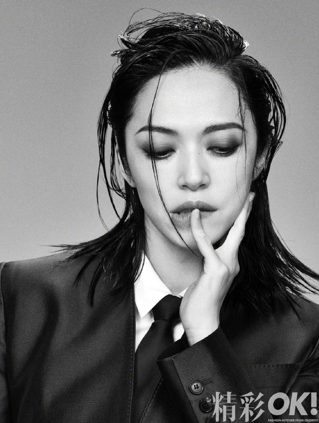 湿发烟熏妆 姚晨尽显硬朗御姐气场|环球网