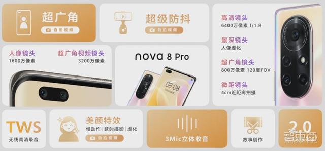 华为两小时狂甩八款新品，麒麟985再战！nova 8 Pro坐稳4000档