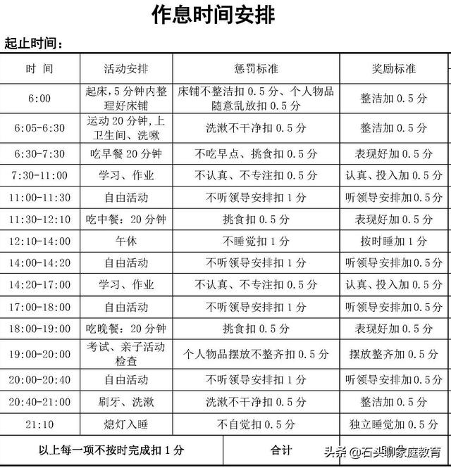 『超级宝妈』疫情期间，如何和孩子制定一份合理的作息时间表