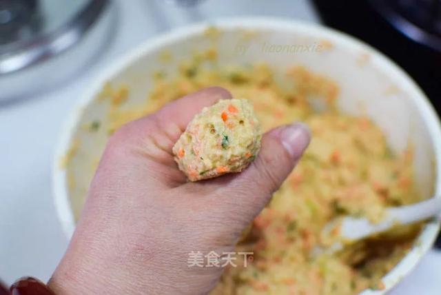 素菜丸子：外酥里嫩，比肉丸都好吃