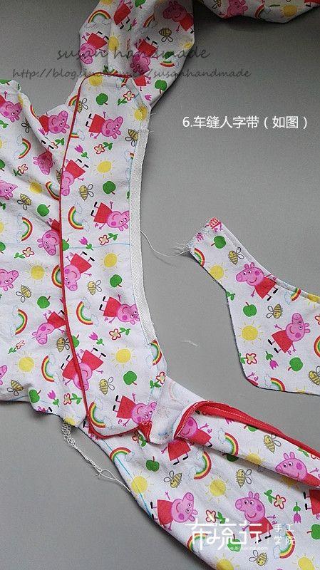 玻璃球的空气|小翻驳领儿童家居服,附过程&公式图纸教学