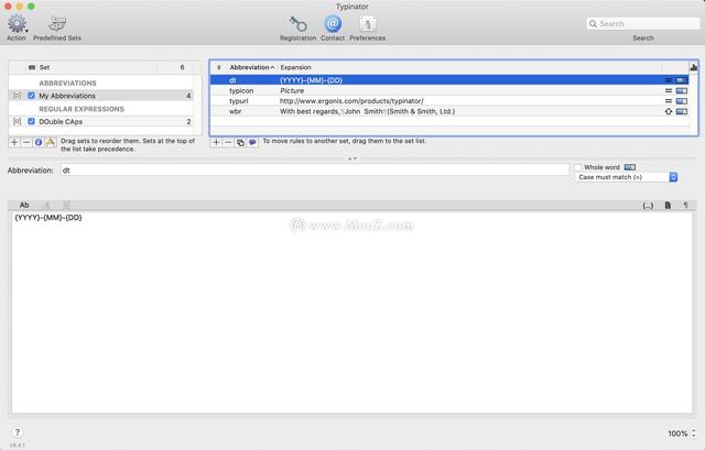 Typinator for mac(文本快速输入工具)