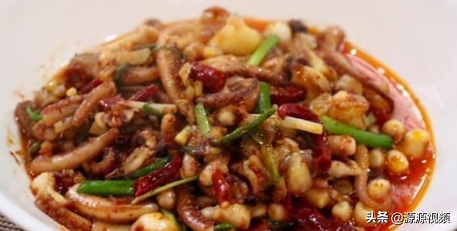 美食推荐：爆炒鱿鱼，西芹金针菇，生猛龙虾，猪肉炒秋葵的做法