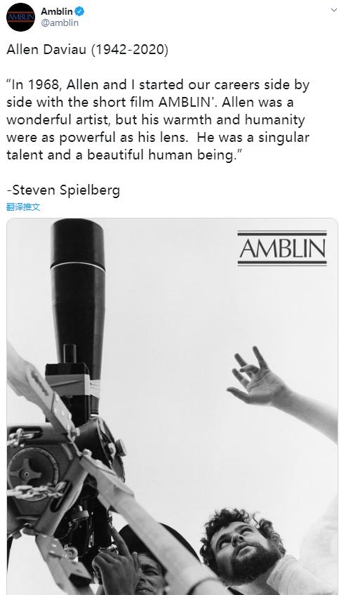东北网▲曾5次提名奥斯卡《外星人ET》摄影师因新冠去世