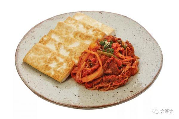 10分钟菜·不需要买泡菜的“韩式泡菜豆腐”