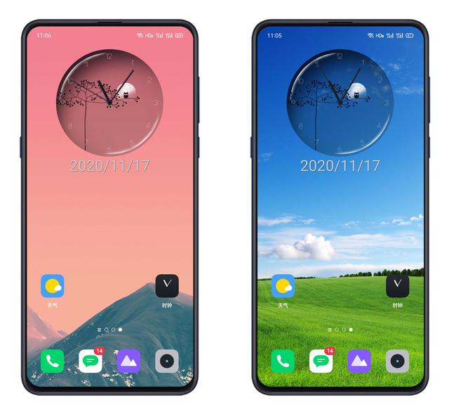 教你给手机桌面添加透明时钟，好看还实用