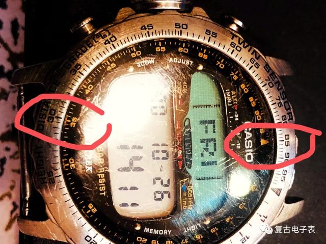 搭载多重边框计算方式的双重感应器 CASIO alt7000