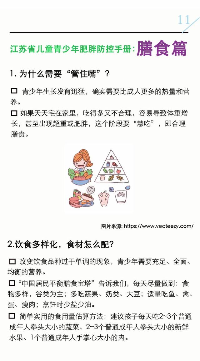 『你的育儿经』速看!江苏省儿童青少年“防胖手册”来了!