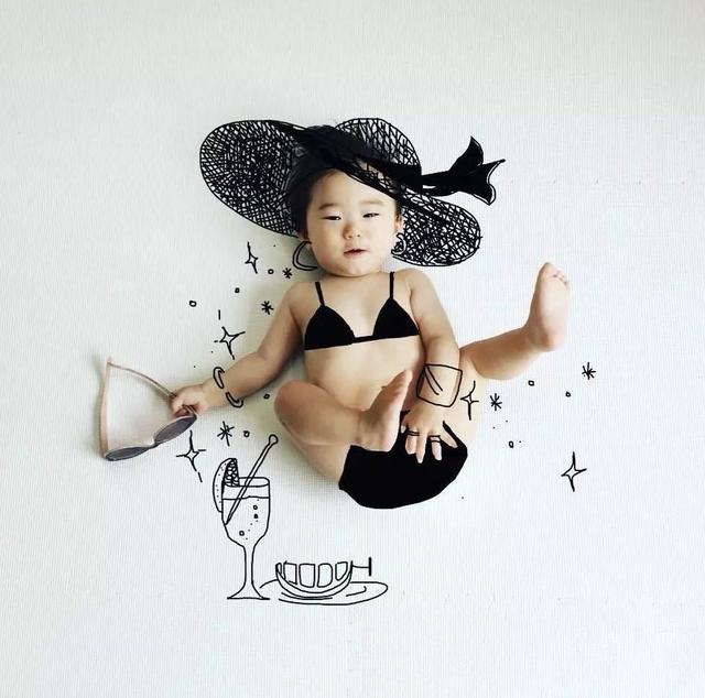 「超级宝妈」“神一般”的爸爸把儿子画进了宫崎骏的作品里，11万网友被暖心了