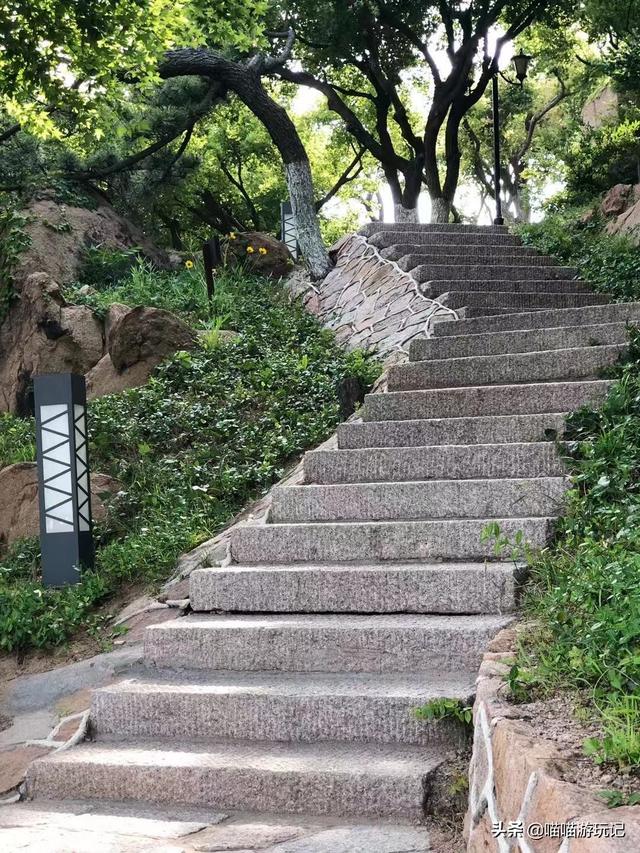 「玩乐足迹」海拔只有60米的青岛小鱼山,是欣赏老城区的最佳地,游客却不多