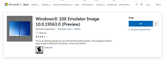 太平洋电脑网■Windows 10X模拟器上架Windows商城 面向开发人员