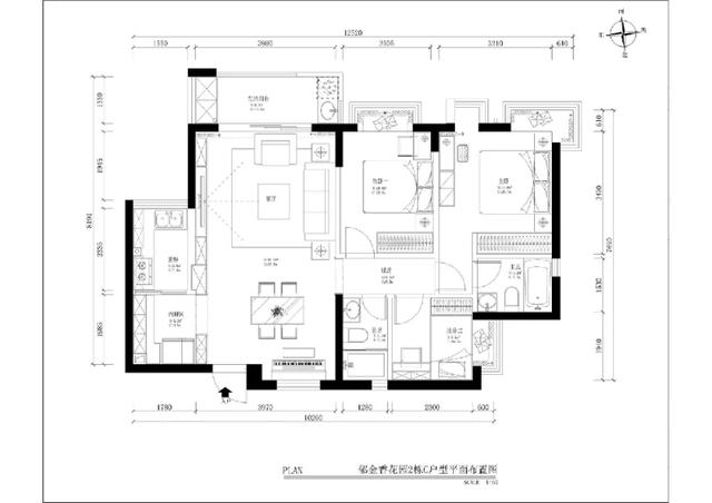 107平米的美式风格，原来三居室还可以这样装修