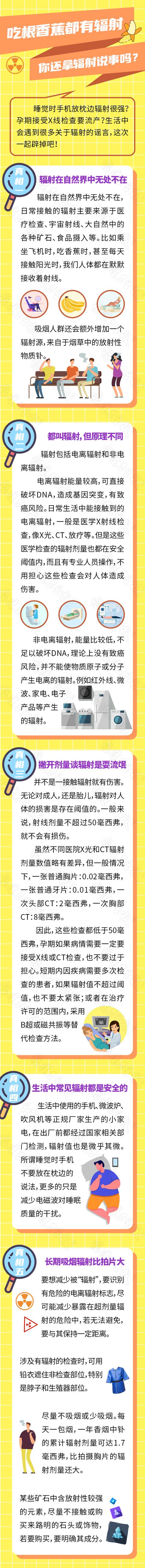 吃根香蕉都有辐射 你还拿辐射说事吗？