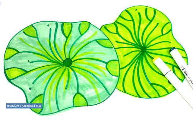 超级宝妈|儿童画教程｜夏日荷花这样画，又漂亮又有创意