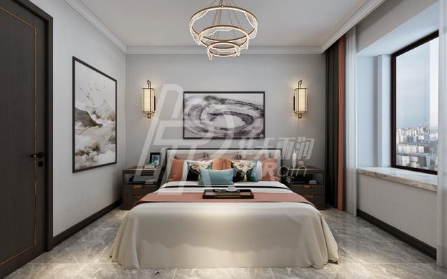 134平米、中式风，全屋温馨自在，还有一种摩登的美感