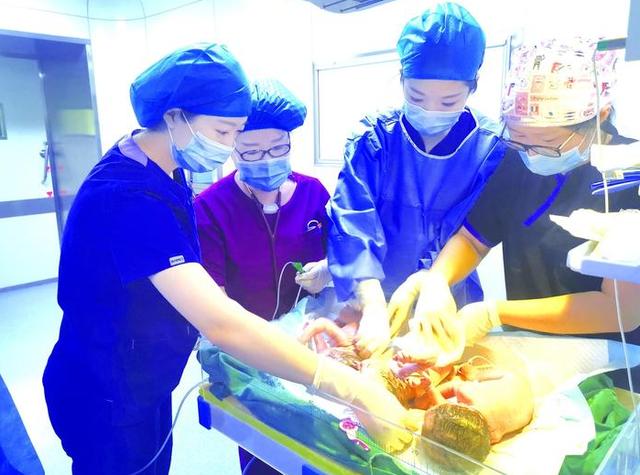 中国吉林网▲松原85后妈妈自然受孕生下三胞胎