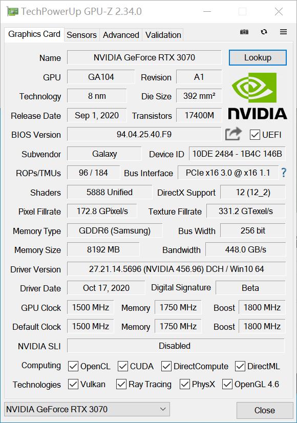 乐高味的RTX 3070你爱了吗？影驰GeForce RTX 3070 GAMER OC