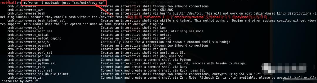 「干货」Linux环境下一句话反弹shell总结